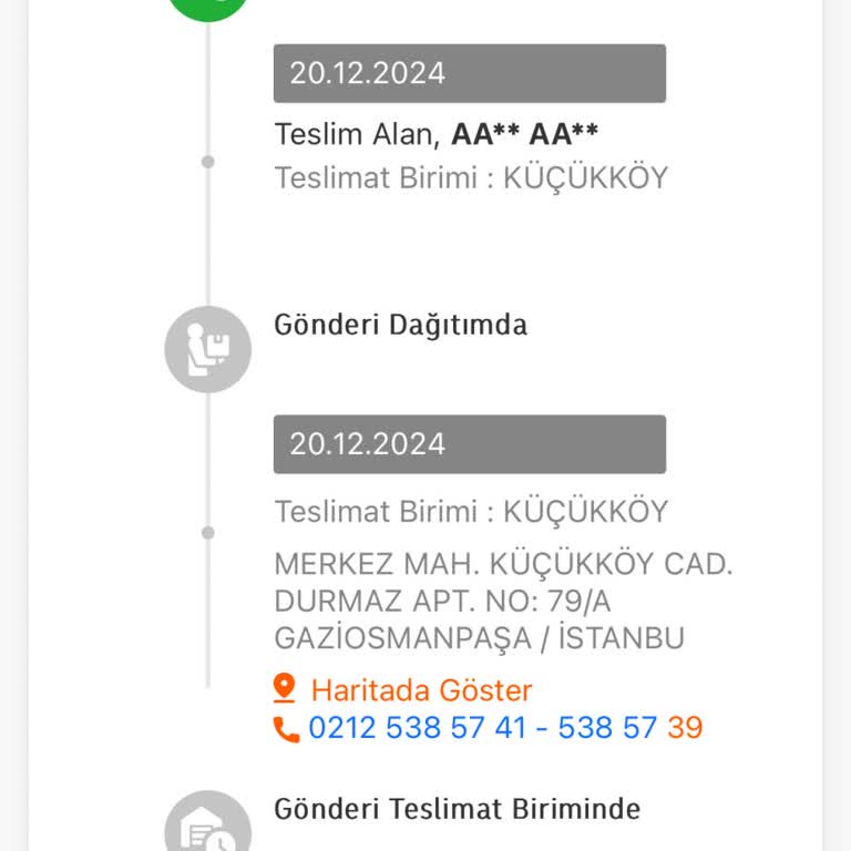 Kayıp Kargo Ve İletişim Sorunu