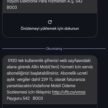 İzinsiz Üyelik Ve Fatura Yansıtılan Ücretler
