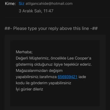 İade Süreci Ve Müşteri Hizmetleri Kabusu