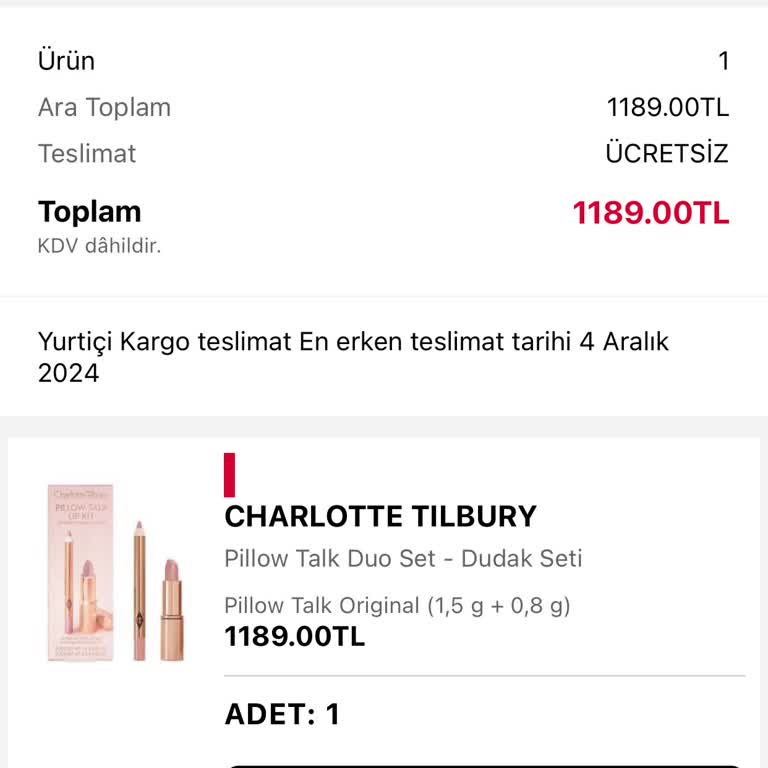 İptal Edilen Siparişin Para İadesi Sorunu
