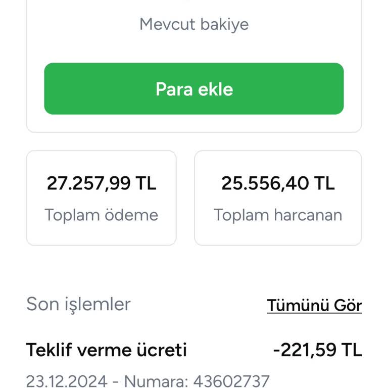 Armut'tan Para İadesi Sorunu