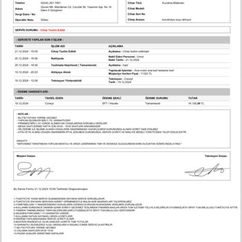 Yetkili Servis Mağduriyeti: Makine Sorunu Ve Para Kaybı