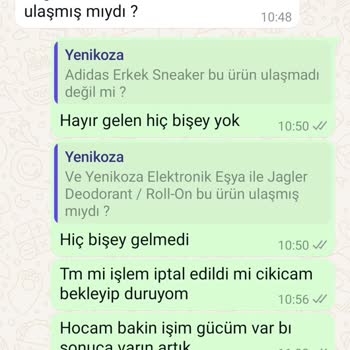 Yeni Koza Mağazası'nda Sipariş Sorunu Ve Müşteri Hizmetleri