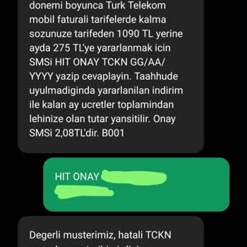Türk Telekom'da Taahhüt Ve Tarife Değişikliği Çilesi