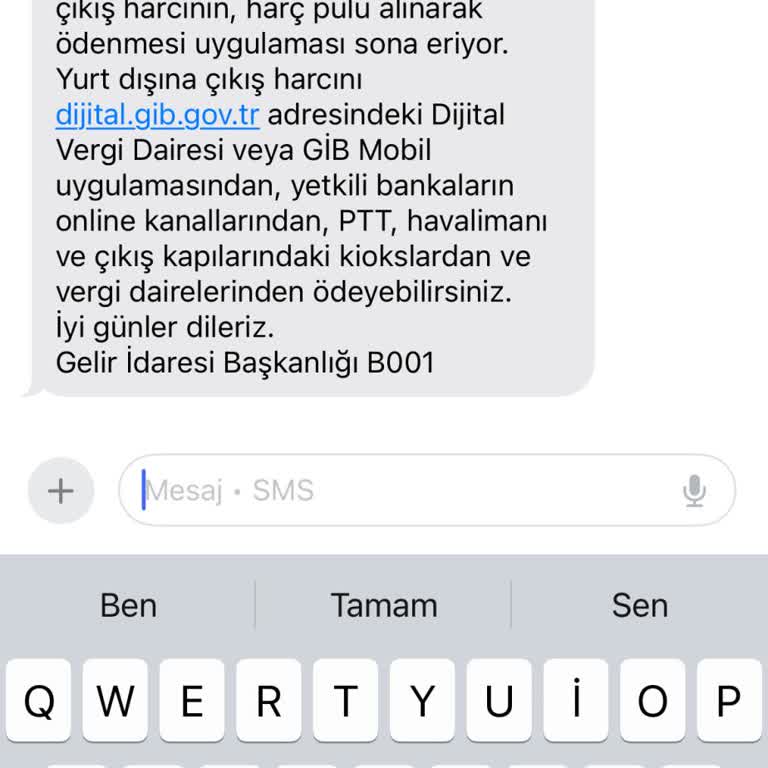 Beklenmedik Mesaj: Pasaportum Olmadan Gelen Bildirim