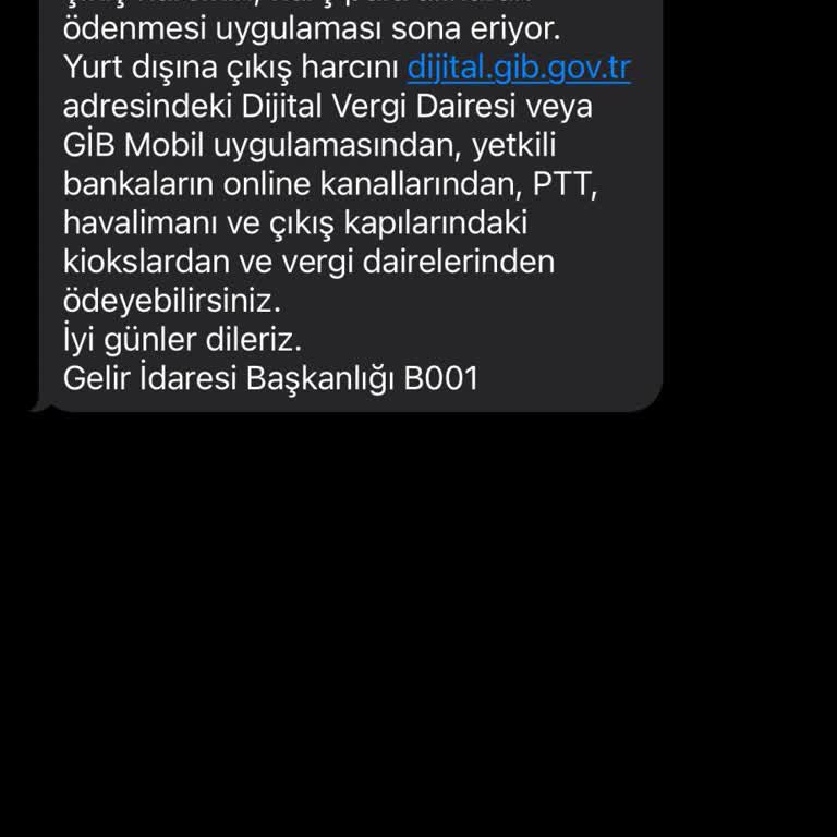 GİB'den Gelen Şüpheli Mesaj Hakkında Yardım Talebi