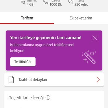 Vodafone Tarifelerindeki Yüksek Fiyat Sorunu