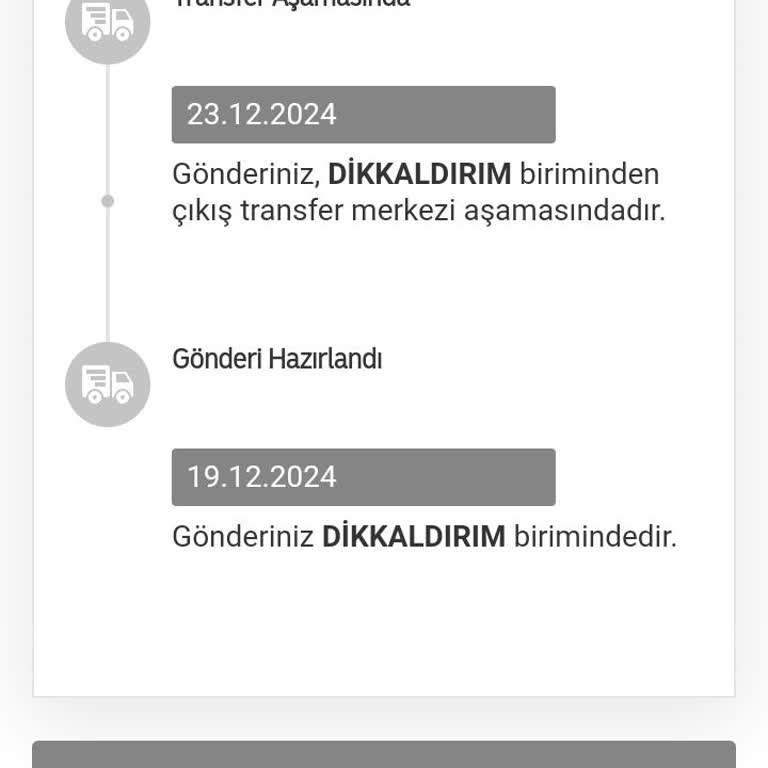 Kargoda Yaşanan Gecikme Ve Çözüm Eksikliği