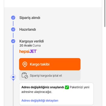 Adres Değişikliği Onaylandı Ama Ürünler Yanlış Adrese Gitti