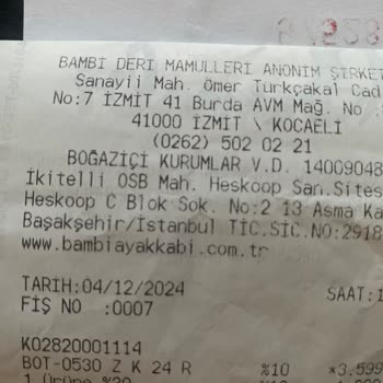 Bambi Ayakkabı'dan Aldığım Botun Dikiş Sorunu Ve İade Talebi
