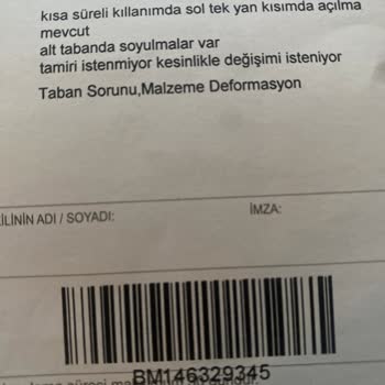 Bambi Ayakkabı'dan Aldığım Botun Dikiş Sorunu Ve İade Talebi