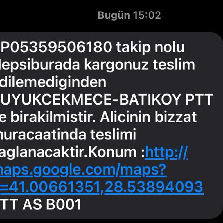 PTT Kargo İle Adresime Ulaşmayan Teslimat Sorunu