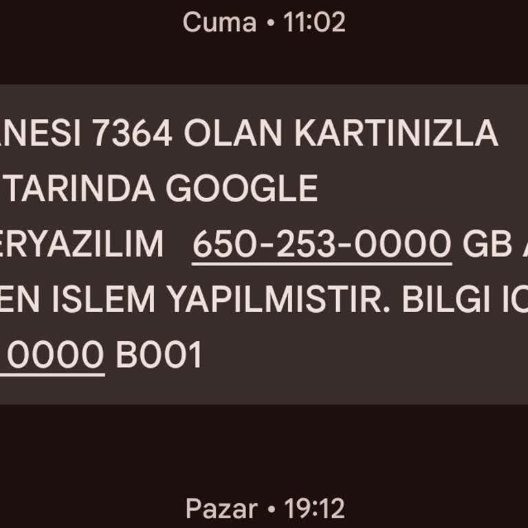 Google Adı Altında Sürekli Para Kesintisi