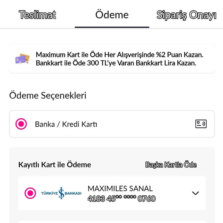 Maximiles Puanların Görünmemesi Ve İlgisizlik