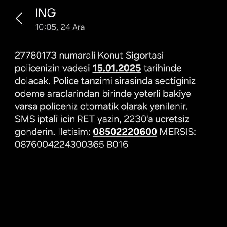 İzinsiz Yenilenen Konut Sigortası Mağduriyeti