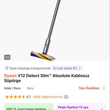 Eksik Ürün Teslimatı: Dyson Ayaklı Ünite Sorunu