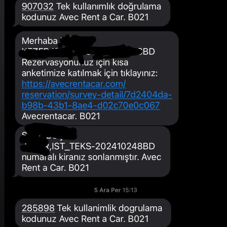 Avec Tekstilkent Şubesinde Provizyon İadesi Sorunu