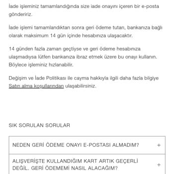 Zara İade Sürecinde Belirsizlik Ve Gecikme