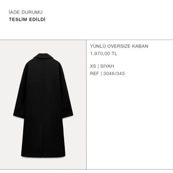 Zara İade Sürecinde Belirsizlik Ve Gecikme