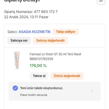 Yanlış Ürün Gönderimi Ve Korumasız Paketleme Sorunu