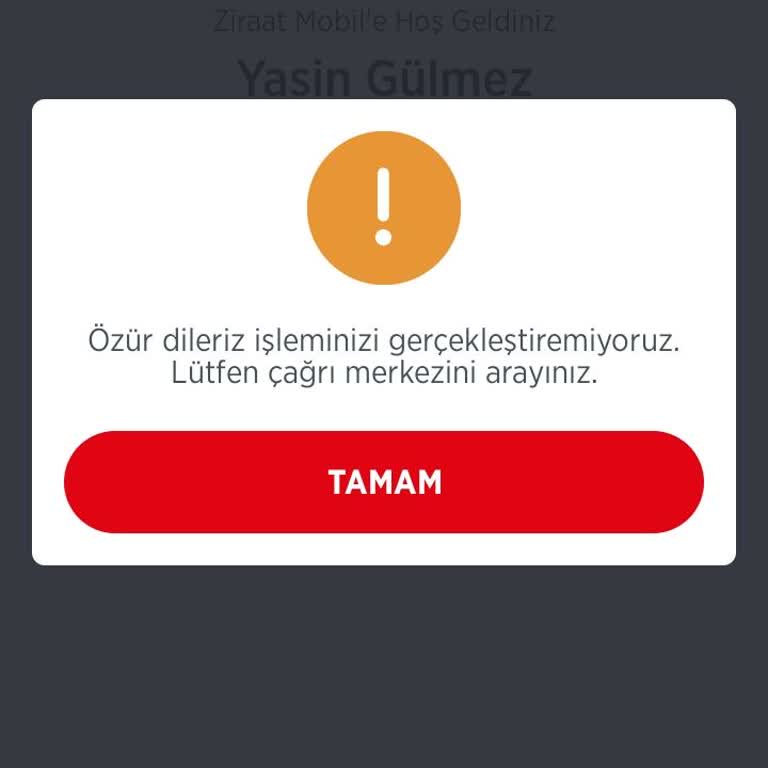 Ziraat Mobil Bankacılıkta Erişim Sorunu Ve Şube Müdürü Tehdidi