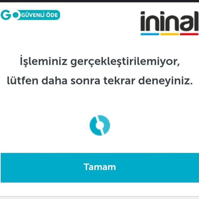İninal Kart İle 3D Secure Sorunu