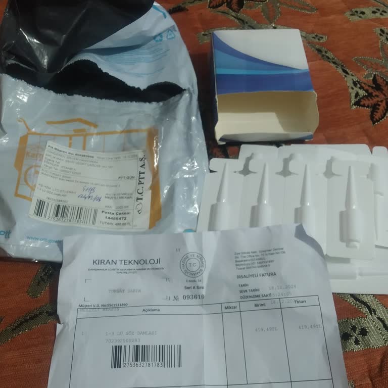Yanıltıcı Göz Damlası Siparişi