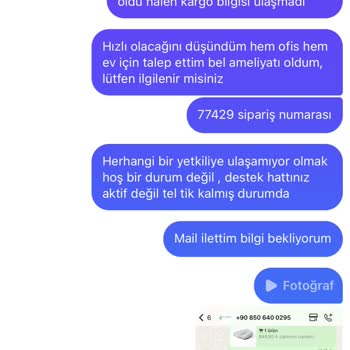 Sipariş Gecikmesi Ve İletişim Sorunları