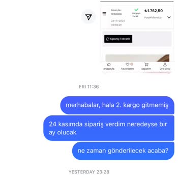 Eksik Ürün Ve Cevapsız İletişim Sorunu