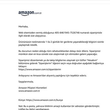 Amazon'dan Sipariş Ettiğim Monitörün Kargo Sorunu