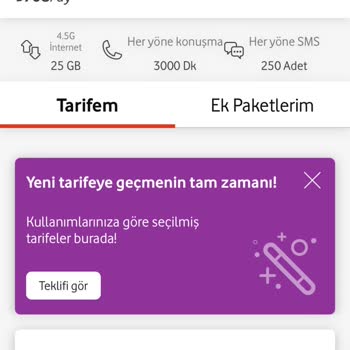 Vodafone'da Uçuk Fatura Ve Paket Sorunu