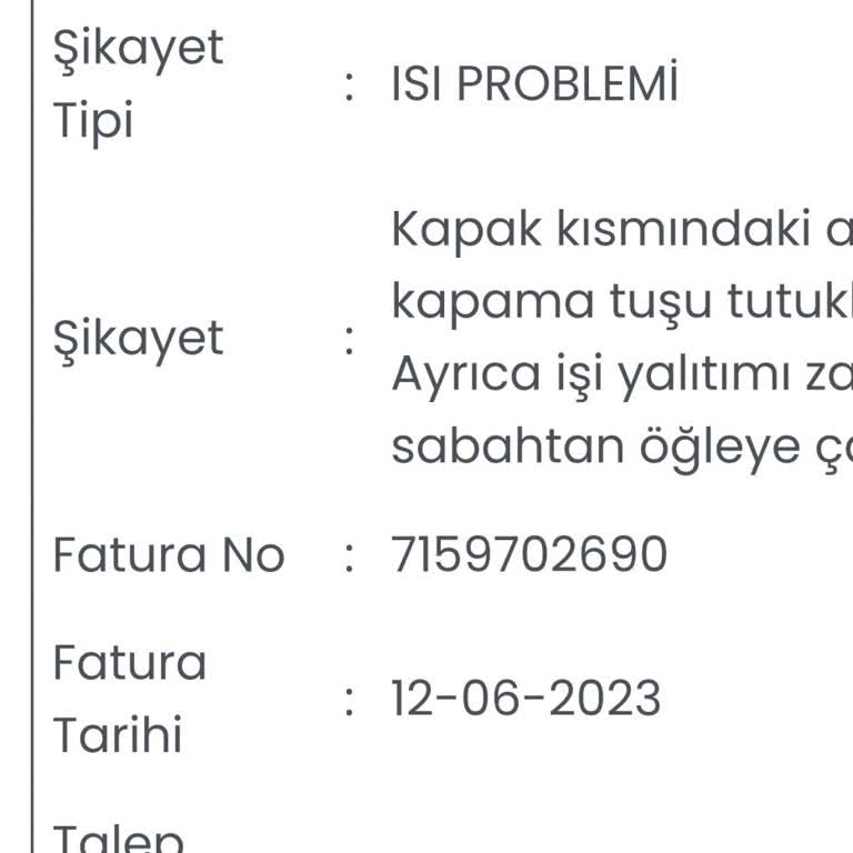 Stanley Termos Isı Problemi: Başvurum Dikkate Alınmıyor