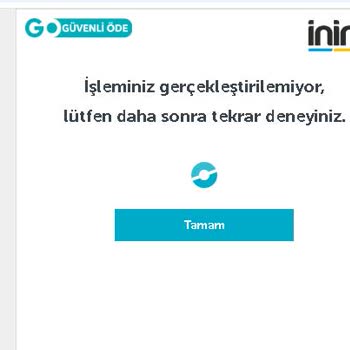 İninal Kart İle Alışveriş Sorunu