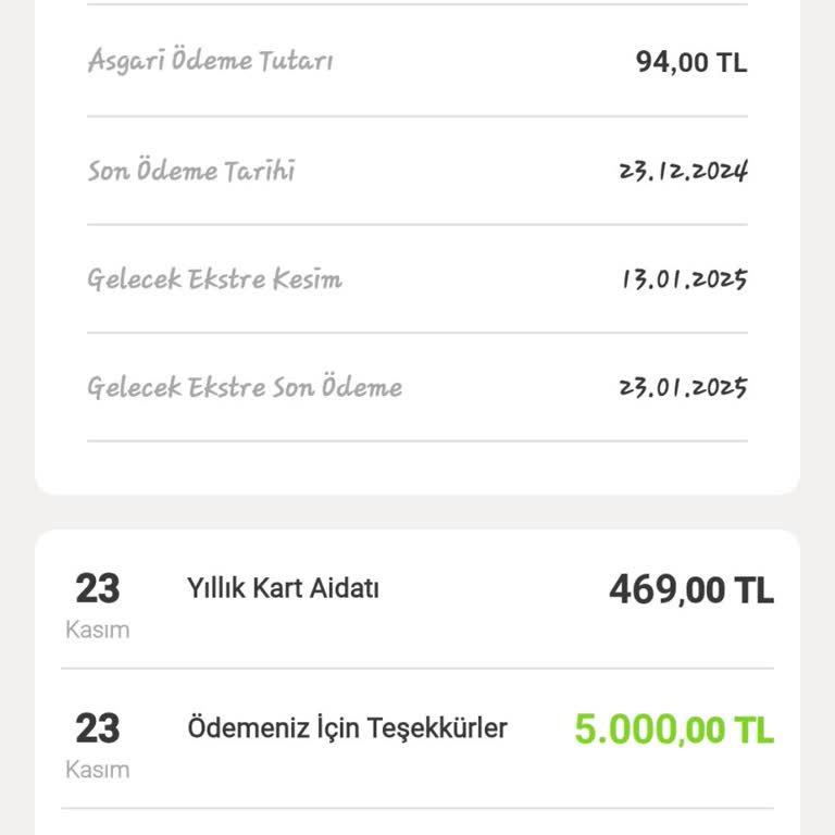 VakıfBank Yıllık Kart Aidatı İadesi Talebi