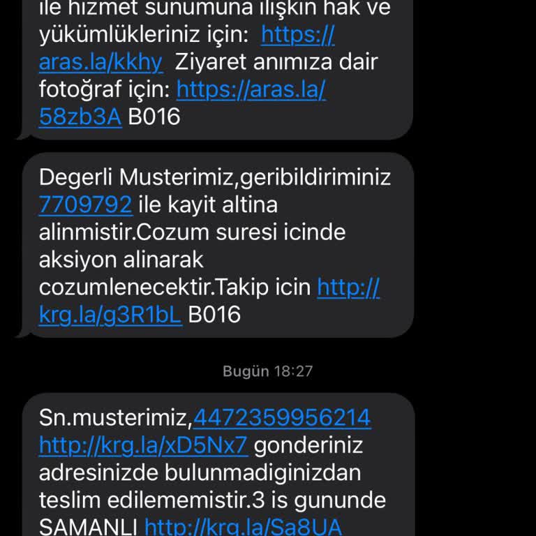 Aras Kargo Teslimat Sorunu Ve Müşteri Mağduriyeti
