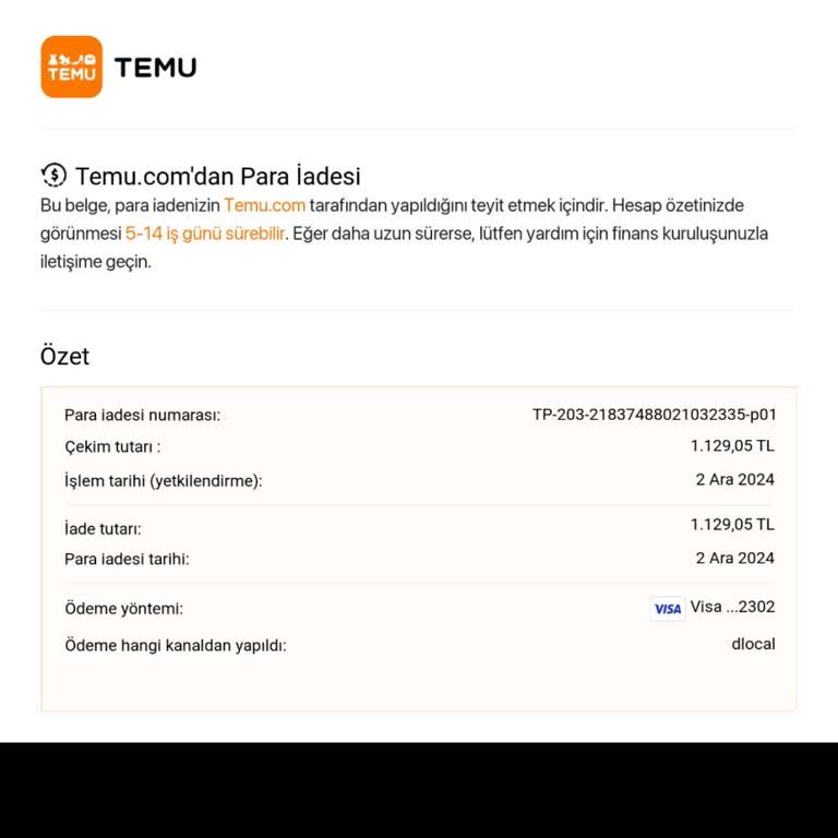 Öğrenciye Yapılan Para İadesi Sorunu