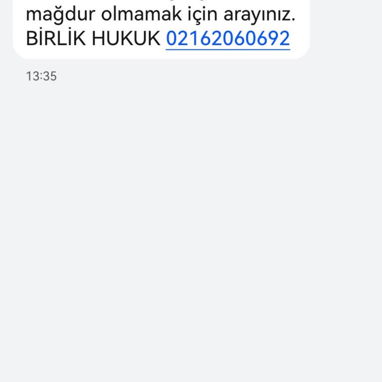 Sahte Hukuk Mesajı Ve Yanıltıcı Bilgilendirme