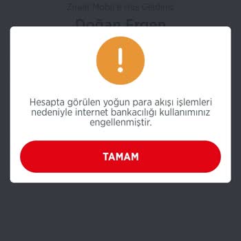 Mobil Bankacılık Blokesi Mağduriyeti