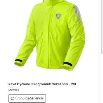 Ödeme Onayı Alınamayan Yağmurluk Ceket Siparişi