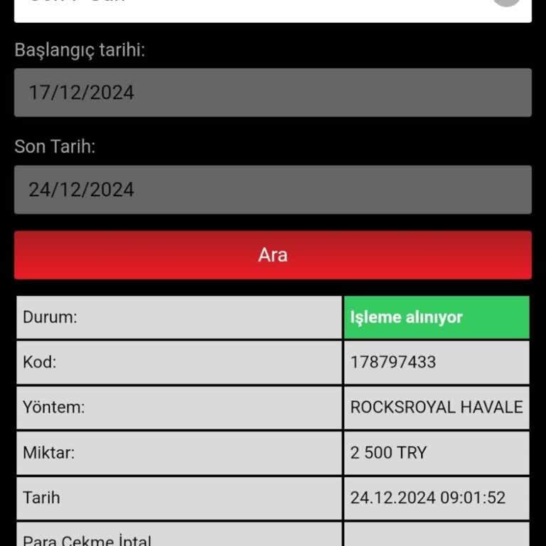 Ödeme Gecikmesi Ve Canlı Destek Sorunu