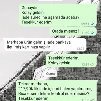 Yanlış Ürün Gönderimi Ve İade Sorunu