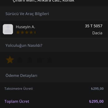 Getirbitaksi Uygulamasında Yanlış Ücretlendirme Sorunu