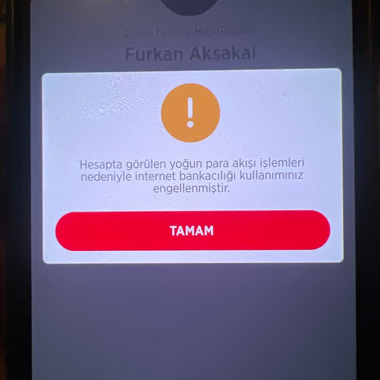 Ziraat Bankası Blokesi: Kendi Paramı Kullanamıyorum!