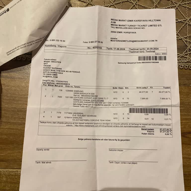 Samsung'dan Beklenen Hediye Çeki Gelmedi