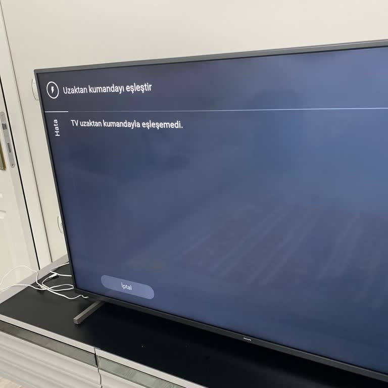 Philips Ambilight TV Kumanda Eşleşme Sorunu