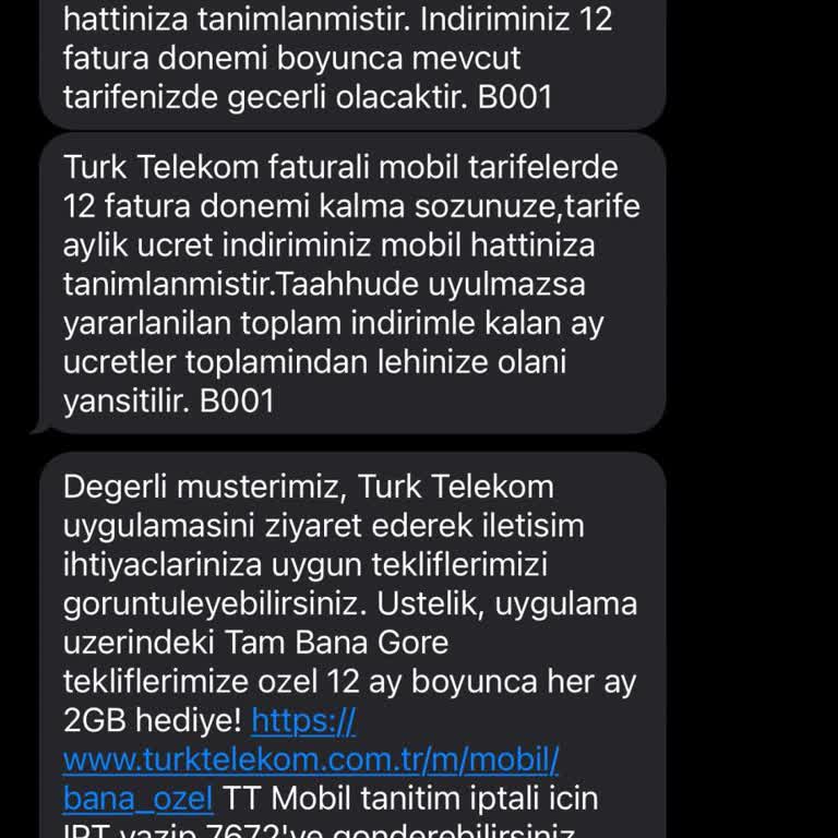 Türk Telekom'dan Cayma Bedeli Şoku
