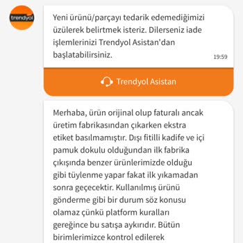 Trendyol'da Etiketsiz Ve Defolu Ürün Sorunu