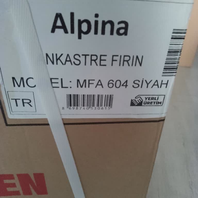 Alpina Beyaz Eşya Montaj Ekibi Ortalıkta Yok
