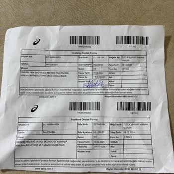 Kalitesiz Ayakkabı Ve Yetersiz Müşteri Hizmeti