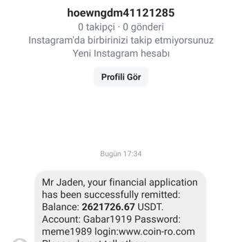 Instagram'da Kripto Para SMS Dolandırıcılığı